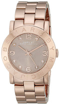  Shop Authentic Marc Jacobs Amy Glitz Brown Dial Rose Gold Steel Strap Watch for Women - MBM3221 - Luxxuri