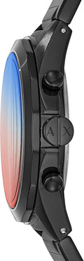  Shop Authentic Armani Exchange Drexler Chronograph Black Dial Black Steel Strap Watch For Men - AX2615 - Luxxuri