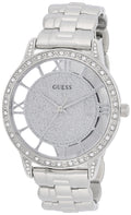  Shop Authentic Guess Ethereal Diamonds Silver Dial Silver Steel Strap Watch for Women - W1013L1 - Luxxuri