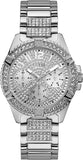  Shop Authentic Guess Frontier Diamonds Silver Dial Silver Steel Strap Watch For Women - W1156L1 - Luxxuri