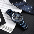  Shop Authentic Maserati SFIDA Chronograph Blue Dial Blue Steel Strap Watch For Men - R8873640023 - Luxxuri