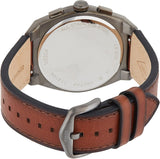  Shop Authentic Fossil Everett Chronograph Grey Dial Brown Leather Strap Watch for Men - FS5799 - Luxxuri