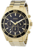 Shop Authentic Guess Chaser Chronograph Black Dial Gold Steel Strap Watch for Men - W0170G2 - Luxxuri
