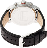  Shop Authentic Tommy Hilfiger Jake Chronograph Black Dial Black Leather Strap Watch for Men - 1791232 - Luxxuri