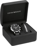  Shop Authentic Emporio Armani Dress Analog Black Dial Black Leather Strap Watch For Men - AR8029 - Luxxuri
