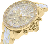  Shop Authentic Michael Kors Wren Diamonds Gold Dial Two Tone Steel Strap Watch for Women - MK6157 - Luxxuri