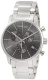  Shop Authentic Calvin Klein City Chronograph Black Dial Silver Steel Strap Watch for Men - K2G27143 - Luxxuri