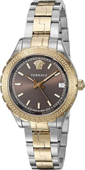  Shop Authentic Versace Hellenyium Brown Dial Two Tone Steel Strap Watch for Women - V12040015 - Luxxuri