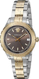  Shop Authentic Versace Hellenyium Brown Dial Two Tone Steel Strap Watch for Women - V12040015 - Luxxuri