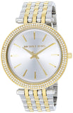  Shop Authentic Michael Kors Darci Silver Dial Two Tone Stainless Steel Strap Watch for Women - MK3215 - Luxxuri