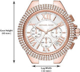  Shop Authentic Michael Kors Camille Chronograph White Dial Rose Gold Steel Strap Watch For Women - MK6995 - Luxxuri