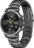  Shop Authentic Hugo Boss Integrity Black Dial Black Steel Strap Watch for Men - 1513780 - Luxxuri