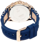  Shop Authentic Guess Interpid White & Rose Gold Dial Blue Silicone Strap Watch For Women - W0325L8 - Luxxuri