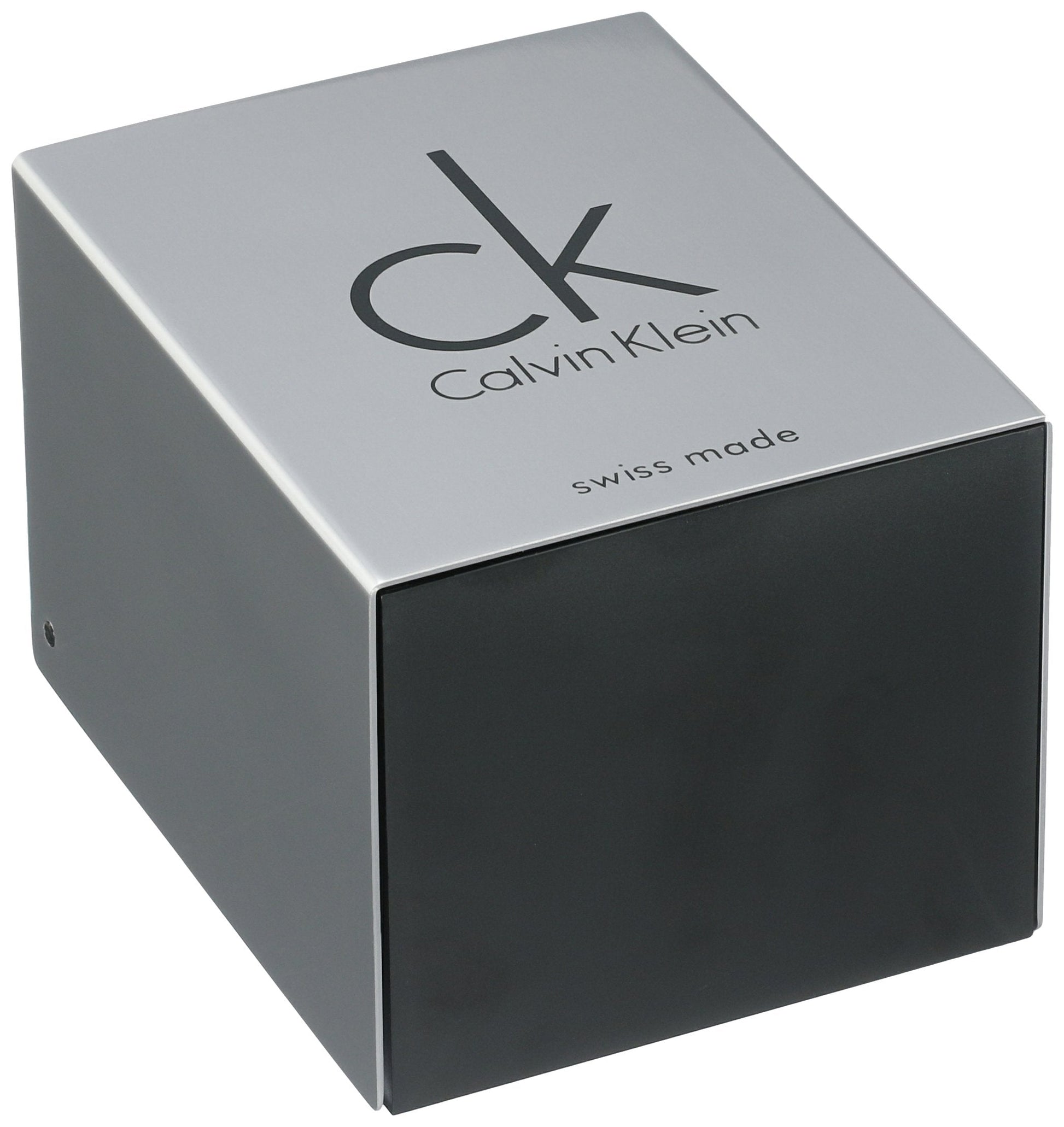  Shop Authentic Calvin Klein Window Silver Dial Brown Leather Strap Watch for Men - K2M21126 - Luxxuri