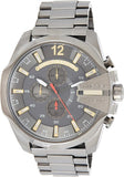  Shop Authentic Diesel  Mega Chief Chronograph Grey Dial Grey Steel Strap Watch For Men - DZ4421 - Luxxuri