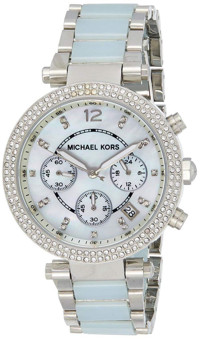 Shop Authentic Michael Kors Parker White Dial Two Tone Steel Strap Watch for Women - MK6138 - Luxxuri