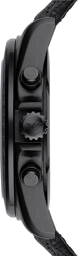  Shop Authentic Emporio Armani Sigma Chronograph Black Dial Black Leather Strap Watch For Men - AR6131 - Luxxuri