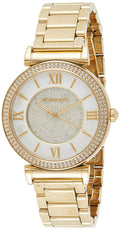  Shop Authentic Michael Kors Catlin Mother of Pearl Dial Gold Steel Strap Watch for Women - MK3332 - Luxxuri