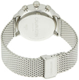  Shop Authentic Calvin Klein High Noon Silver Dial Silver Mesh Bracelet Watch for Men - K8M27126 - Luxxuri