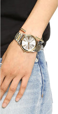  Shop Authentic Michael Kors Hartman Quartz White Dial Two Tone Steel Strap Watch For Women - MK3521 - Luxxuri