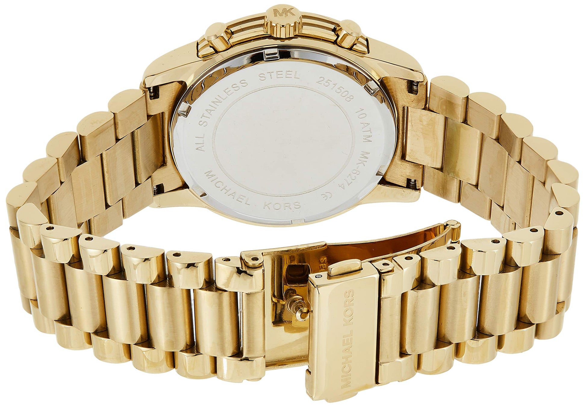  Shop Authentic Michael Kors Cooper Gold Dial Gold Steel Strap Watch for Women - MK6274 - Luxxuri