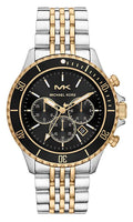  Shop Authentic Michael Kors Bayville Chronograph Black Dial Two Tone Steel Strap Watch For Women - MK8872 - Luxxuri