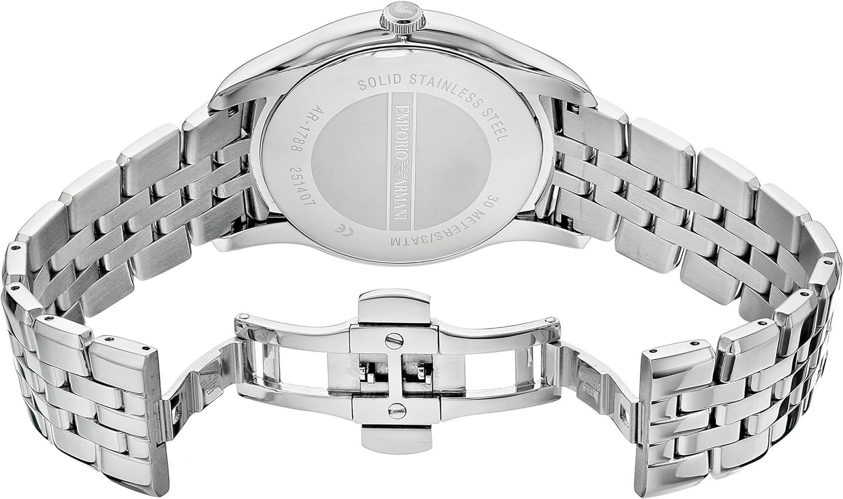  Shop Authentic Emporio Armani Classic Quartz Silver Dial Silver Steel Strap Watch For Men - AR1788 - Luxxuri