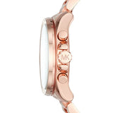  Shop Authentic Michael Kors Brecken Chronograph Quartz Rose Gold Dial Rose Gold Steel Strap Watch For Women - MK6367 - Luxxuri