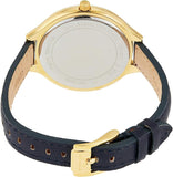  Shop Authentic Michael Kors Runway Quartz Gold Dial Blue Leather Strap Watch For Women - MK2285 - Luxxuri