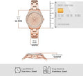  Shop Authentic Michael Kors Liliane Three Hand Rose Gold Dial Rose Gold Steel Strap Watch For Women - MK4651 - Luxxuri