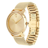  Shop Authentic Movado Bold Gold Dial Gold Mesh Bracelet Watch for Women - 3600242 - Luxxuri