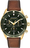  Shop Authentic Movado Heritage Chronograph Green Dial Brown Leather Strap Watch For Men - 3650062 - Luxxuri