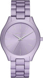  Shop Authentic Michael Kors Slim Runway Quartz Purple Dial Purple Steel Strap Watch For Women - MK4540 - Luxxuri
