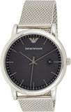  Shop Authentic Emporio Armani Luigi Quartz Grey Dial Silver Mesh Bracelet Watch For Men - AR11069 - Luxxuri