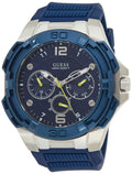  Shop Authentic Guess Genesis Multi Function Analog Blue Dial Blue Rubber Strap Watch For Men - W1254G1 - Luxxuri
