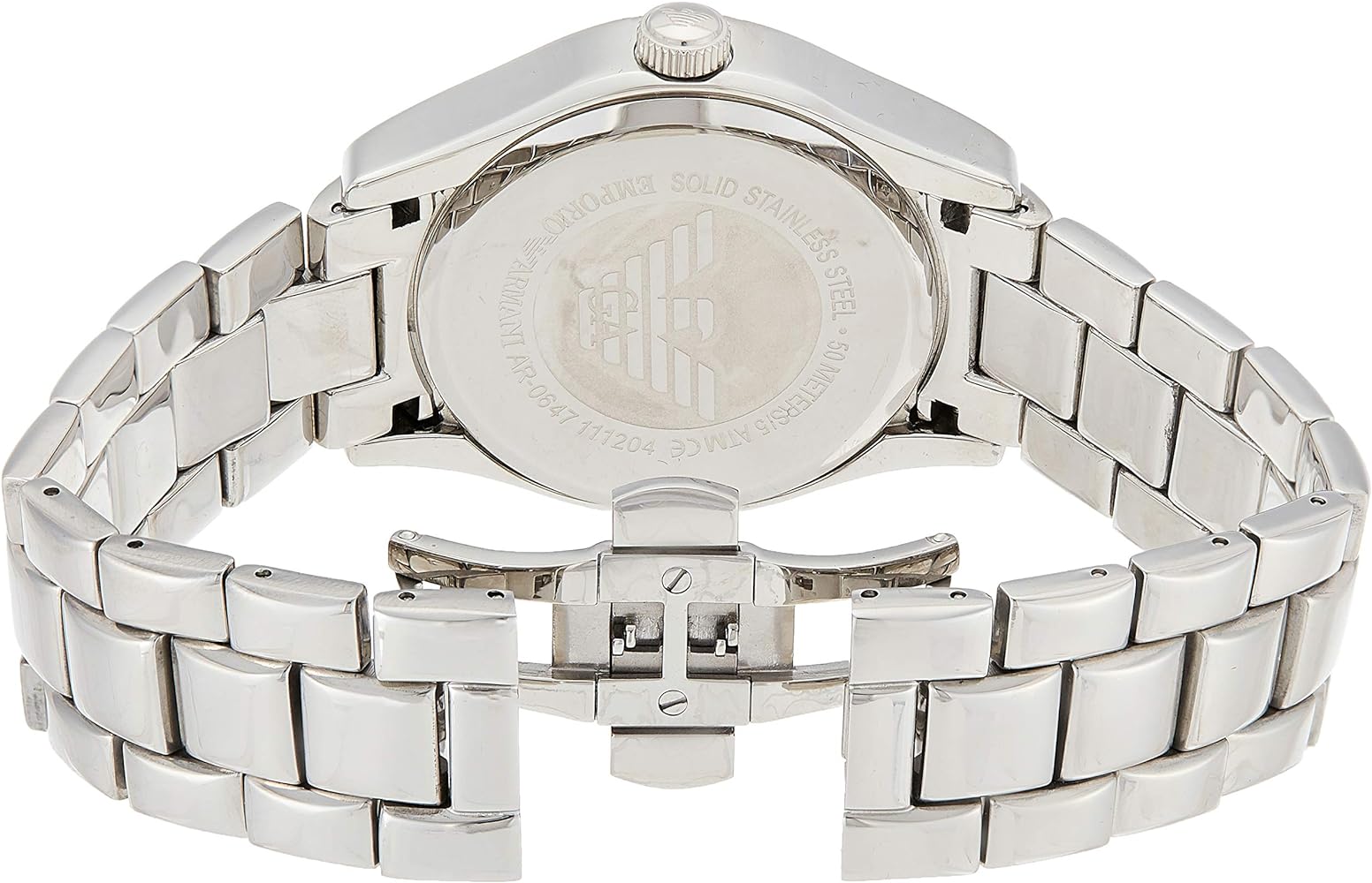  Shop Authentic Emporio Armani Classic Quartz Silver Dial Silver Steel Strap Watch For Men - AR0647 - Luxxuri