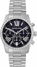  Shop Authentic Michael Kors Lexington Chronograph Black Dial Silver Steel Strap Watch For Women - MK7277 - Luxxuri
