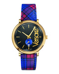  Shop Authentic Versace V-Circle The Clans Edition Black Dial Red & Blue Leather Strap Watch for Women - VEBQ00218 - Luxxuri
