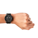  Shop Authentic Fossil Nate Chronograph Black Dial Black Steel Strap Watch for Men - JR1401 - Luxxuri