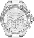  Shop Authentic Michael Kors Wren Chronograph Silver Dial Silver Steel Strap Watch for Women - MK7429 - Luxxuri