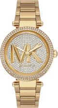  Shop Authentic Michael Kors Parker Analog Crystals Gold Dial Gold Steel Strap Watch For Women - MK7283 - Luxxuri