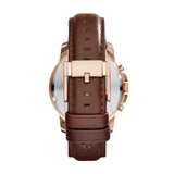  Shop Authentic Fossil Grant Chronograph White Dial Brown Leather Strap Watch for Men - FS4991 - Luxxuri