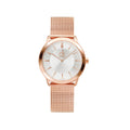  Shop Authentic Calvin Klein Minimal White Dial Rose Gold Mesh Bracelet Watch for Women - K3M22626 - Luxxuri