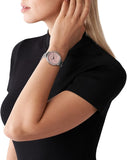  Shop Authentic Michael Kors Pyper Three Hand Pink Dial Silver Steel Strap Watch For Women - MK4631 - Luxxuri