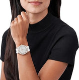  Shop Authentic Michael Kors Runway Quartz White Dial White Rubber Strap Watch For Women - MK6853 - Luxxuri