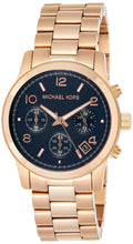  Shop Authentic Michael Kors Runway Iridescent Dial Rose Gold Steel Strap Watch for Women - MK5940 - Luxxuri