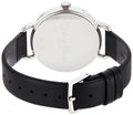  Shop Authentic Calvin Klein Even Silver Black Leather Strap Watch for Women - K7B231C6 - Luxxuri