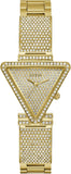  Shop Authentic Guess Fame Crystals Gold Dial Gold Steel Strap Watch For Women - GW0644L2 - Luxxuri