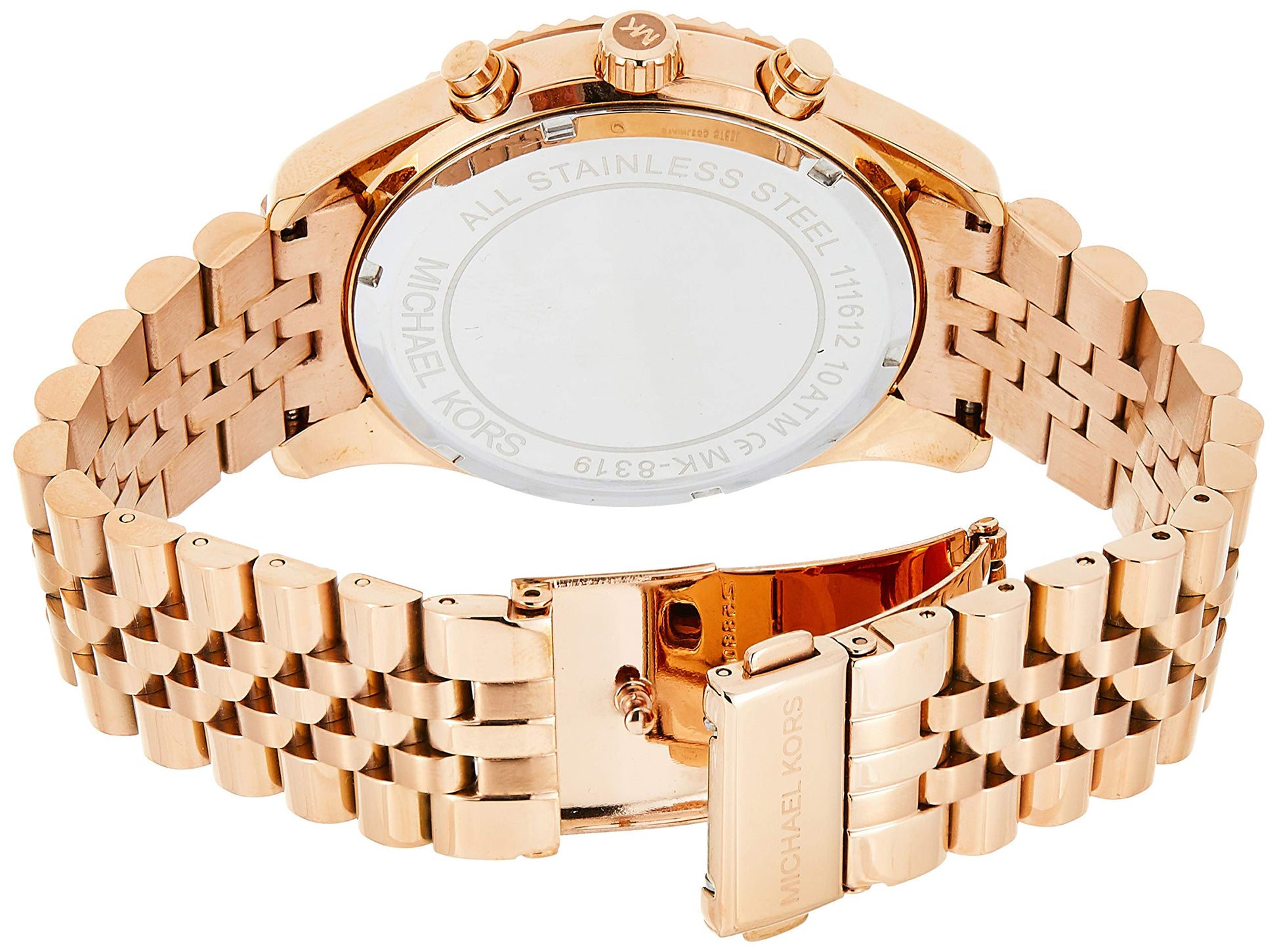  Shop Authentic Michael Kors Lexington Rose Gold Dial Rose Gold Steel Strap Watch for Men - MK8319 - Luxxuri