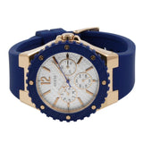  Shop Authentic Guess Overdrive White Dial Blue Rubber Strap Watch for Women - W0149L5 - Luxxuri